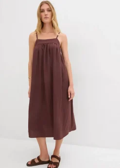 Trägerkleid aus softem Viskose-Mix