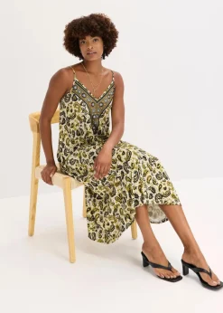 Trägerkleid aus softem Viskose-Mix