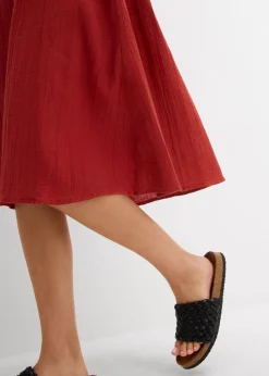 Trägerkleid aus weichem Musselin