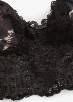 Triangel Bustier mit Spitze