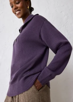 Troyer-Pullover aus Merinowolle