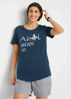 T-Shirt aus Baumwollmix