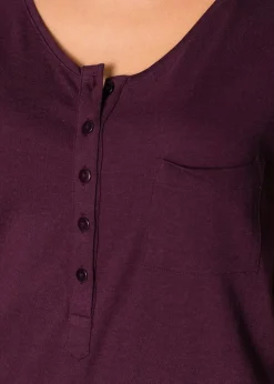 T-Shirt aus Baumwoll-Viskose-Mix