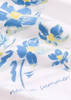 T-Shirt aus elastischem Baumwoll-Mix