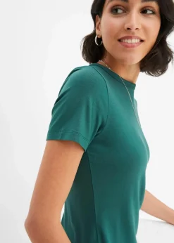 T-Shirt aus fließender Viskose