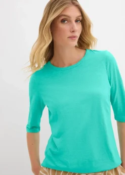 T-Shirt aus reiner Bio-Baumwolle, (2er Pack)