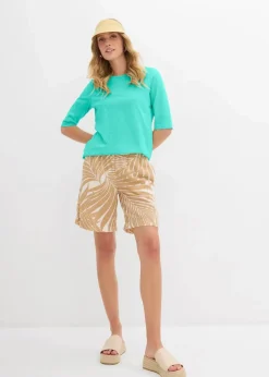 T-Shirt aus reiner Bio-Baumwolle, (2er Pack)