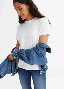 T-Shirt aus reiner schwerer Bio-Baumwolle