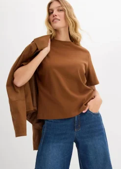 T-Shirt aus reiner schwerer Bio-Baumwolle