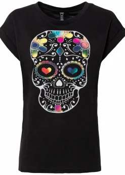 T-Shirt aus softem Viskose-Mix