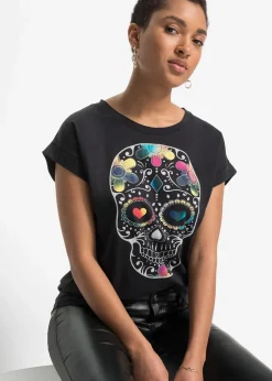 T-Shirt aus softem Viskose-Mix