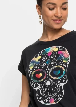 T-Shirt aus softem Viskose-Mix