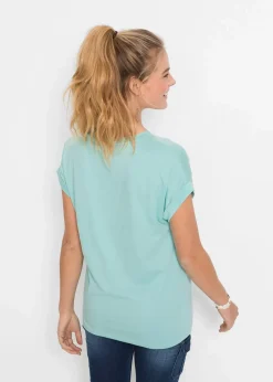 T-Shirt aus softem Viskose-Mix