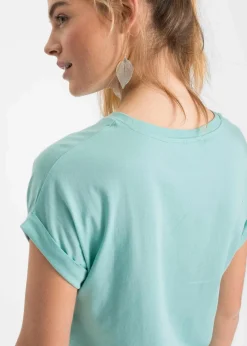 T-Shirt aus softem Viskose-Mix