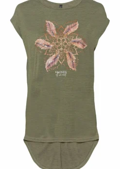 T-Shirt aus softem Viskose-Mix