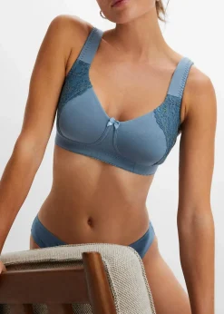 T-Shirt BH ohne Bügel mit Bio-Baumwolle (2er Pack)