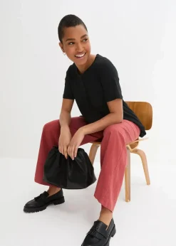 T-Shirt in A-Linien-Form, kurzarm