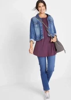 T-Shirt in A-Linien-Form, kurzarm