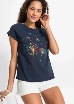 T-Shirt mit floralem Print