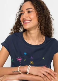 T-Shirt mit floralem Print