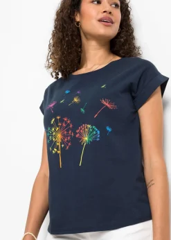 T-Shirt mit floralem Print