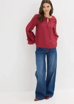 Tunika aus feinem Viskose-Mix