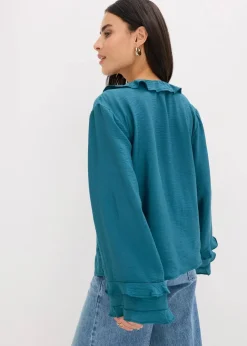 Tunika aus feinem Viskose-Mix