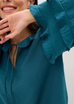 Tunika aus feinem Viskose-Mix