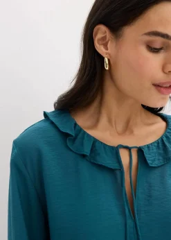 Tunika aus feinem Viskose-Mix