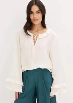 Tunika aus feinem Viskose-Mix