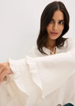 Tunika aus feinem Viskose-Mix