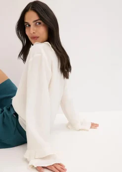 Tunika aus feinem Viskose-Mix