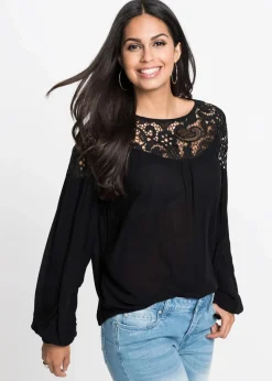 Tunika aus fließender Viskose