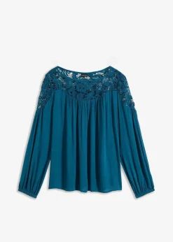 Tunika aus fließender Viskose