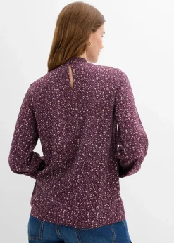 Tunika aus fließender Viskose