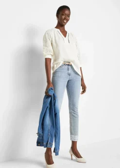 Tunika aus luftigem Musselin