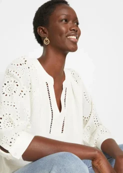 Tunika aus luftigem Musselin