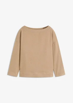 Tunika mit Fischgratmuster aus fester Ware