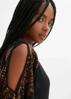 Tunika mit Pailletten