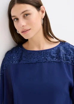 Tunika mit Pailletten