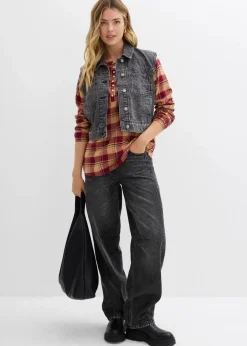 Tunikabluse aus Flanell