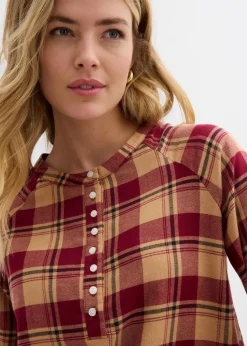 Tunikabluse aus Flanell