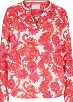 Tunikabluse aus fließender Viskose