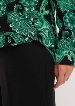 Tunikabluse aus fließender Viskose