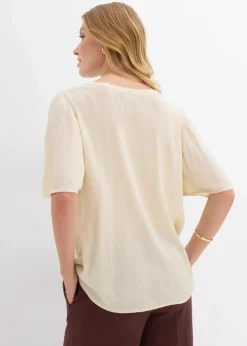 Tunikabluse aus fließender Viskose