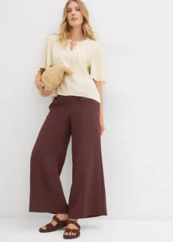 Tunikabluse aus fließender Viskose