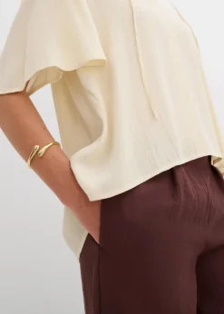 Tunikabluse aus fließender Viskose