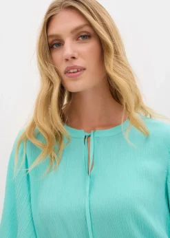 Tunikabluse aus fließender Viskose