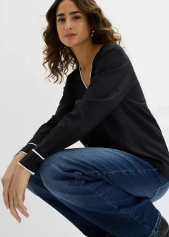 Tunikabluse aus fließender Viskose