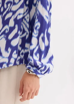 Tunikabluse aus fließender Viskose